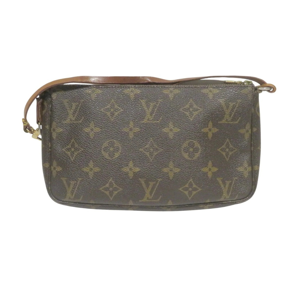 LOUIS VUITTON Brown Monogram Canvas Pochette Mini Bag - Picture 2 of 9